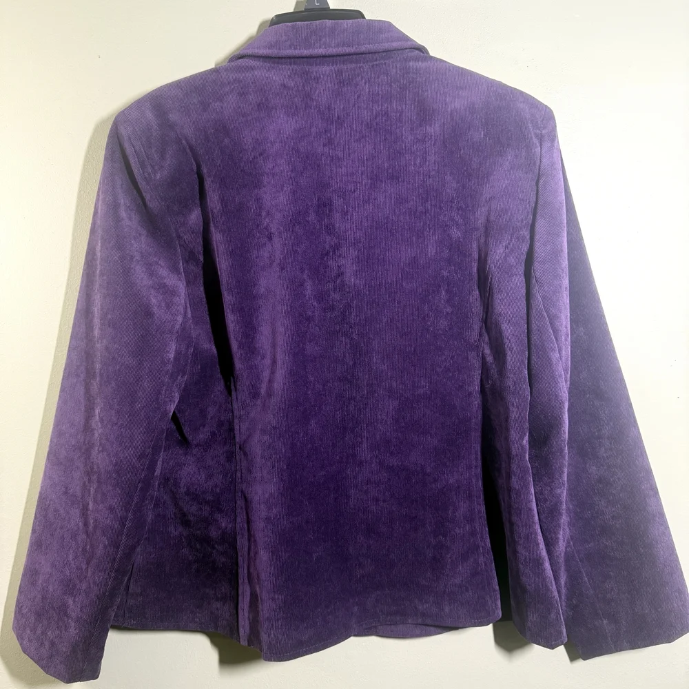 Chico's Vibrant Purple Blazer - Picture 5 of 7